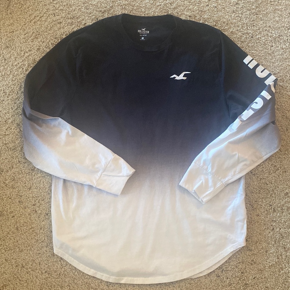 HOLLISTER OMBRE LONG SLEEVE T SZ XL